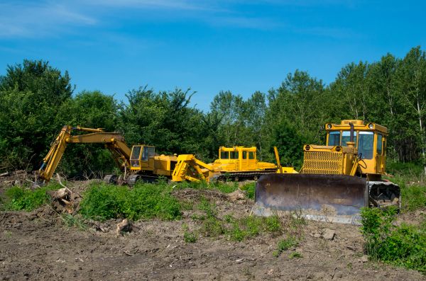 Bulldozer Clearing in Pottstown